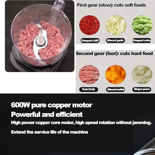 600w Commercial Vegetable Chopper, 5 In 1, Potato Dicer