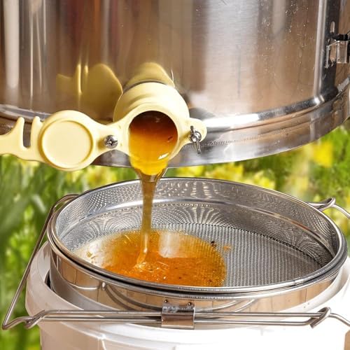 2 Sets Honey Strainer Stainless Steel Double Sieve Honey Filter