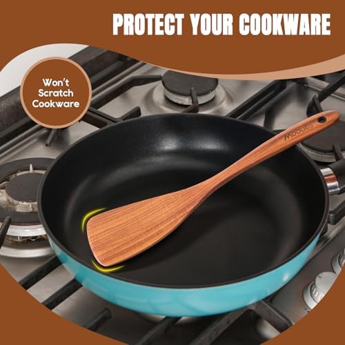 10-Piece Natural Teak Wood Kitchen Utensil Set