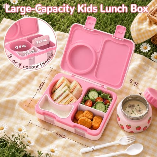 Kids Insulated Lunch Box with 8OZ Thermo Food Jar