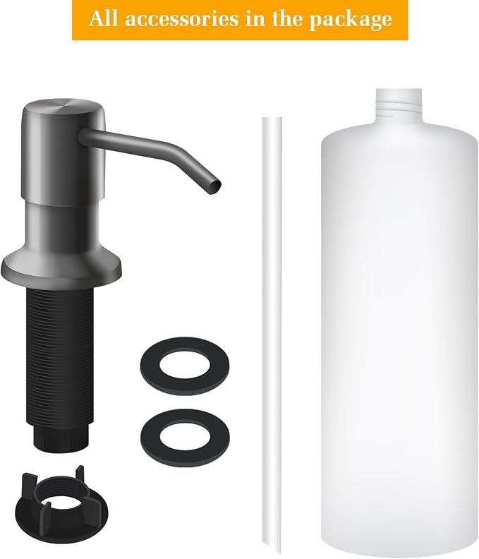 Soap Dispenser for Kitchen Sink, Built in Sink Soap Dispenser Lotion Dispenser - Image 5