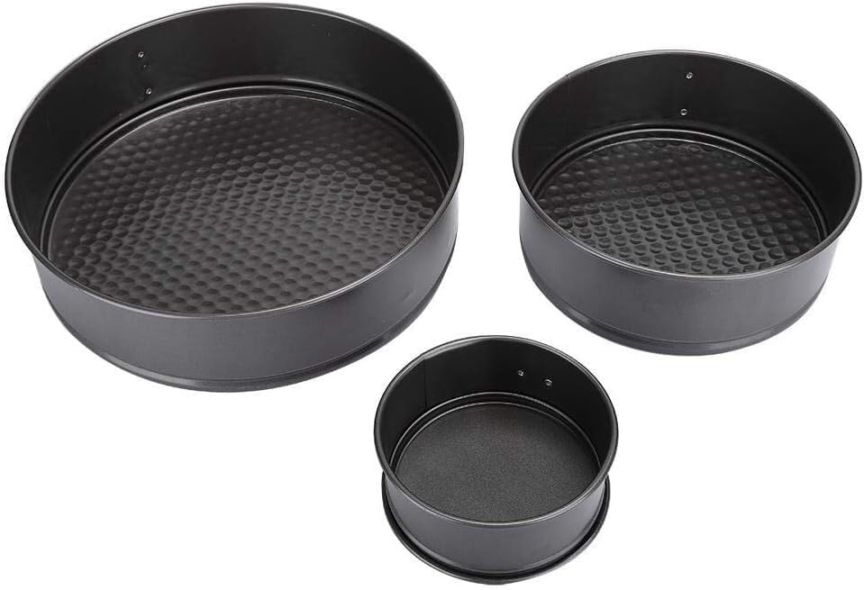 Pancake Pan, Grill Pan Springform Pan Set Round Non-Stick Adjustable