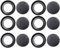 6PCS Removable Bottom Tart Pan Set, Carbon Steel, Non Stick Coating