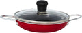 IMUSA Mini Fry Pan 5.8” Nonstick Skillet, Caribbean Red Ceramic Egg Pan by VisitIMUSA