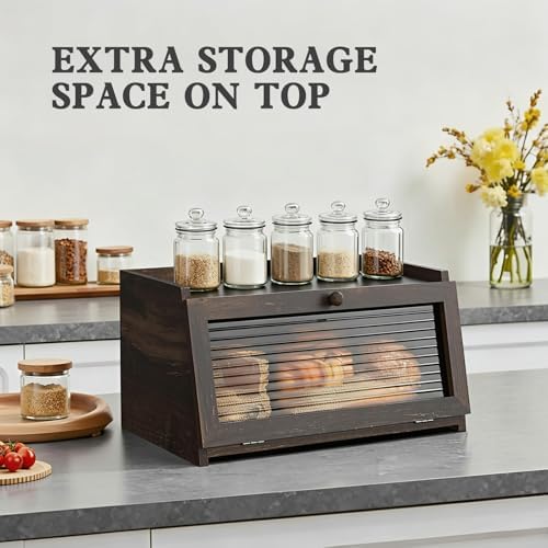 LOHASOK Bread Box for Kitchen Countertop