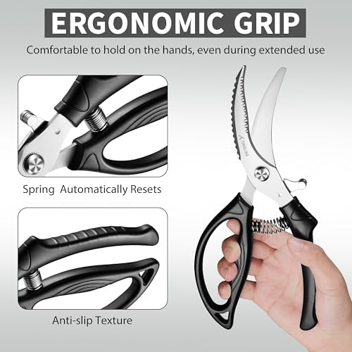 Poultry Shears Heavy Duty for Meat: Easy to Spatchcocking Kitchen
