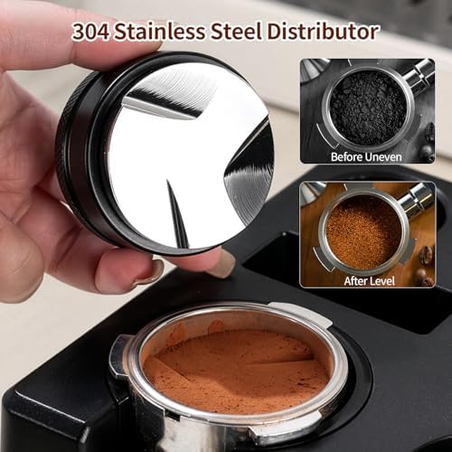 12PCS Espresso Accessories Kit: 54mm Espresso Tamper, Coffee