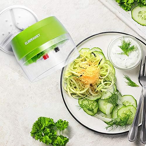 Handheld Spiralizer Vegetable Slicer, 4-in-1
