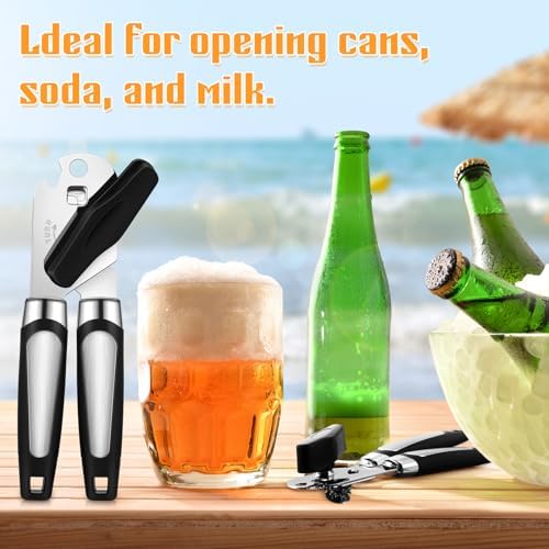 Gisafai 12 Pcs Manual Can Opener Bulk Sharp Blade Smooth Edge Handheld