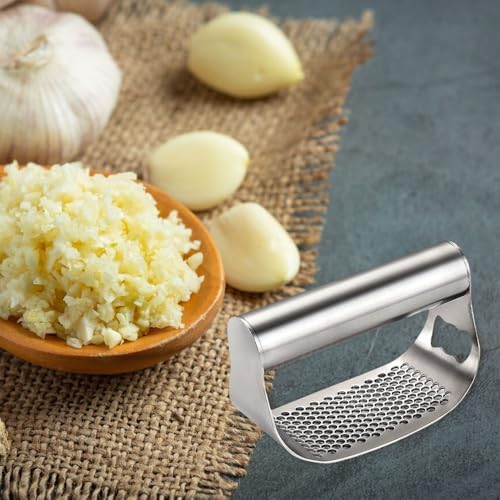 Stainless Steel Garlic Press Rocker