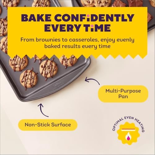 Wilton Gold Non-Stick Small Baking Sheet, Made Without PFAS