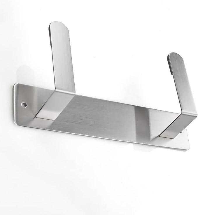 Stainless Steel Wall Mounted Cutting Board Holder Punch-free Multifunctional by LiveeasierwithCuisallette