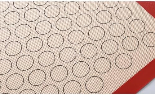 Silicone Glass Fiber Macaron Baking Mat Reusable Pastry Sheet