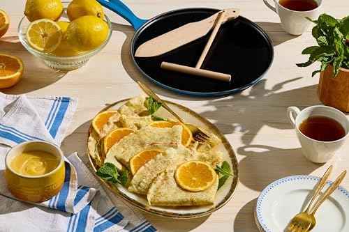 Le Creuset Enameled Cast Iron Traditional Round Crepe Pan, 10.25"