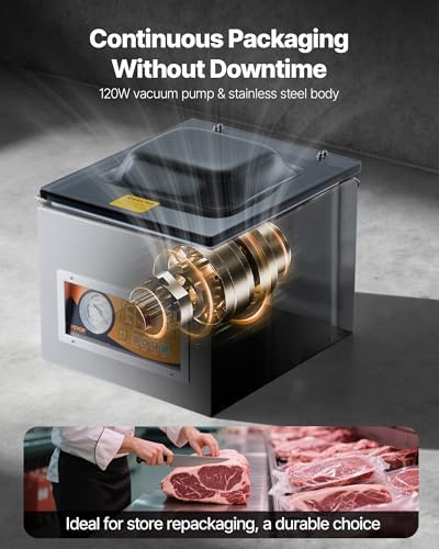 VEVOR Chamber Vacuum Sealer, 10.2 in Sealing Length