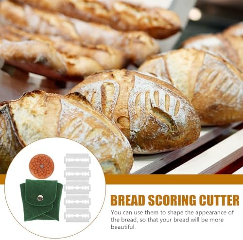 jojofuny Bread Dough Cutter Scoring Tool Set with Replaceable Blades