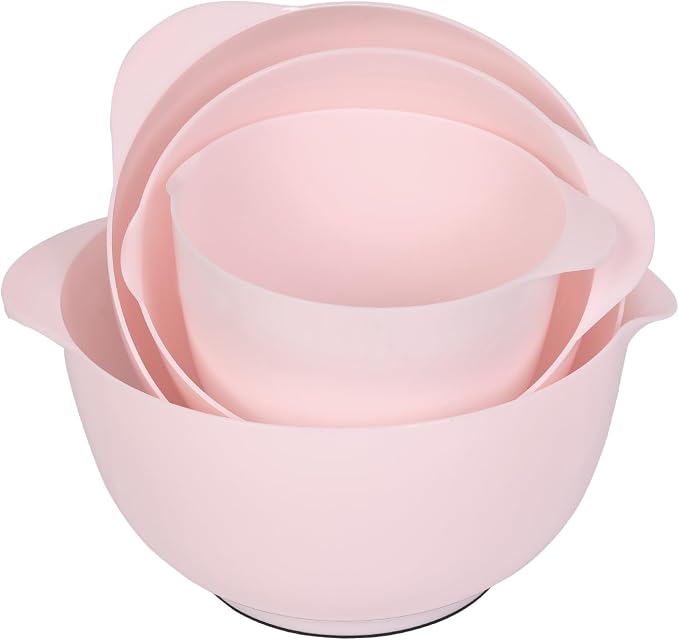 BoxedHome Nesting Plastic Mixing Bowl Set, 4 Piece Mixing Bowl Set - Image 5