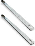 2PCS 1/32 Teaspoon Single Tiny Measuring Spoon, Small Individual Stainless by BERYLER