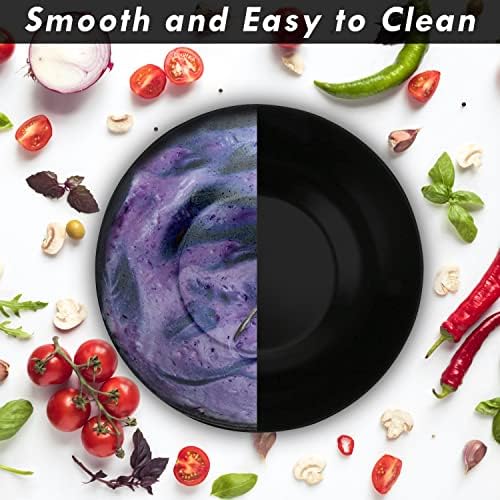 ShineMe Salad Bowls, Large Salad Bowl with Lid and Servers, Bamboo