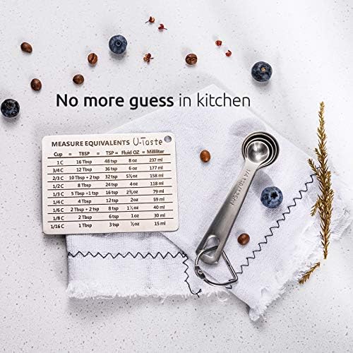 U-Taste Professional Measurement Conversion Chart Refrigerator Magnet