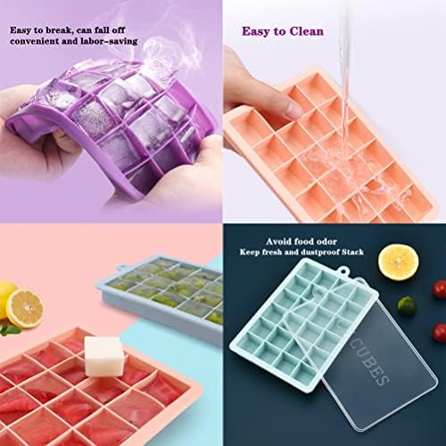 TAO CICADA Ice Cube Tray, 3 Pack Silicone Ice Cube Molds, Ice Cube