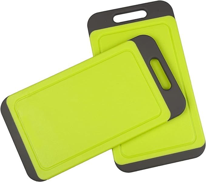 Mini Kitchen Cutting Board Mats, BPA Free, Dishwasher Safe, Juice Grooves by Svenee