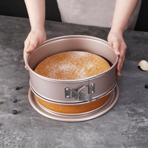 CHEFMADE 10 Inch Springform Cheesecake Pan with Removable Bottom