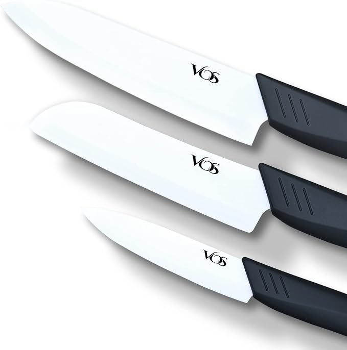 Vos Ceramic Knife Set in Elegant Gift Box, Ceramic Knives Set - Image 8