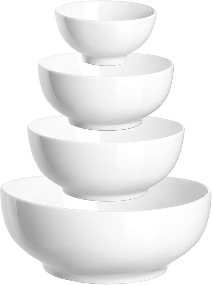 DOWAN Serving Bowls, Mixing Bowl Set, 70/30/20/8 Ounces Mixing Bowls by DOWAN