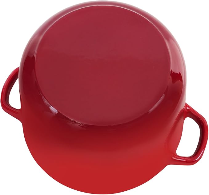 Flavehc Dutch Oven Pot with Lid 1.8 qt Cast Iron Dutch Oven - Image 6
