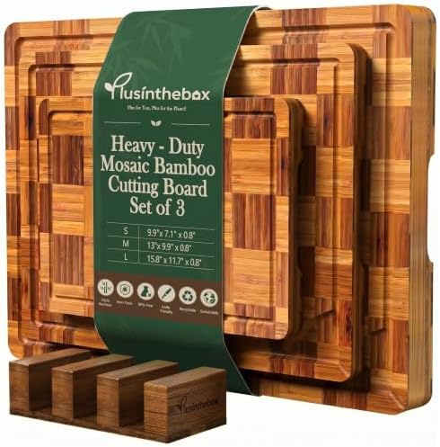 Cutting Board Set With Holder Mosaic Cutting Boards For Kitchen Set Of