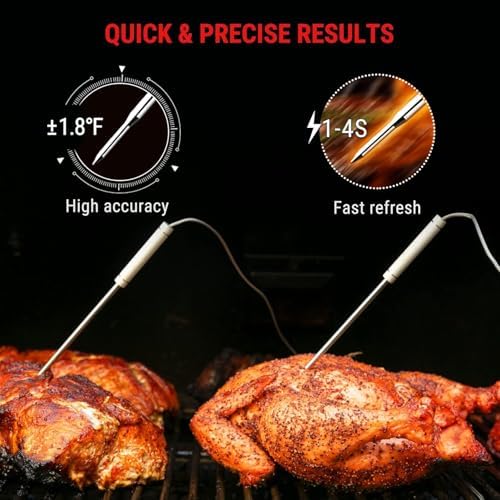 TempPro TempSync 500FT Wireless Meat Thermometer