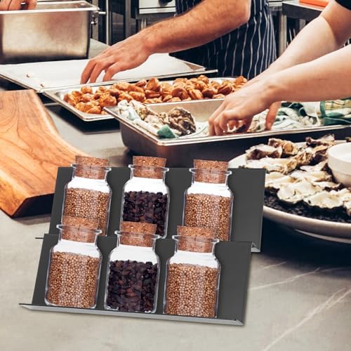 Stackable Plastic Spice Holder Rack 3 Piece with Ladder Design