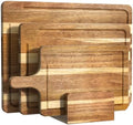 Acacia Wood Cutting Board Set of 3 – Non-Toxic & Pre-Oiled Cutting