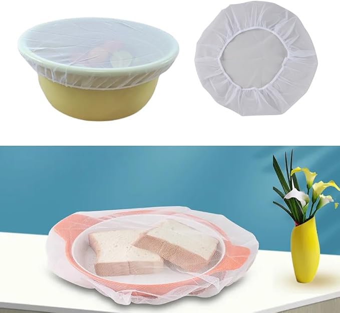 4 Pack Mesh Food Covers Portable Small Food Tents Top Screen Food Cover - Image 4