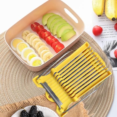 Multipurpose Luncheon Meat Slicer Egg Slicer Cuts 10 Slices for Eggs