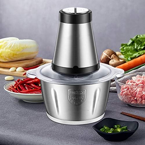 500W Stainless Steel Food Processor, 2.5L Capacity
