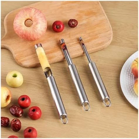 4pcs Apple Corer Fruit Seed Core Remover Pear Seeder Slicer