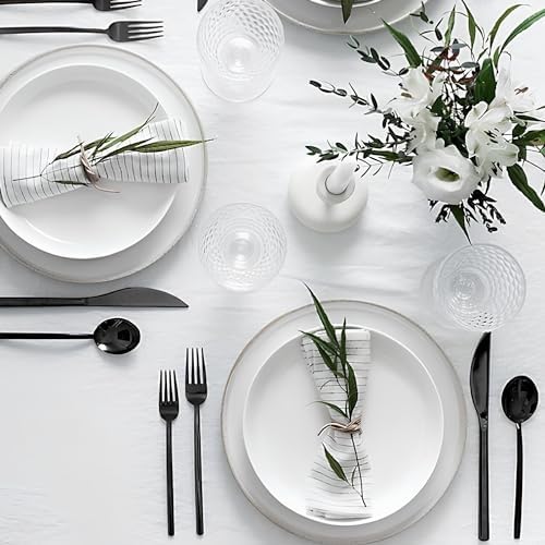 Ceramic Appetizer Plates, 5.6 Inch Small Dessert Plates Set of 16