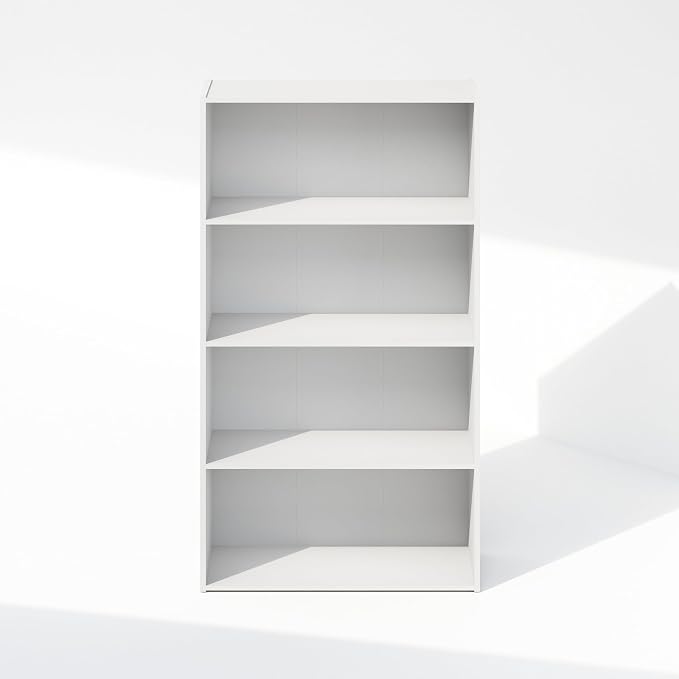 Furinno Reed Closet Organizers and Storage, 4-Tier Closet Organizer, Open Shelf - Image 5