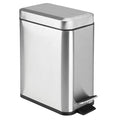 mDesign Rectangular Step-Open Wastebasket Trash Can by mDesign
