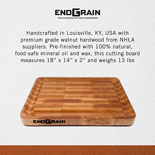 Pit Barrel Cooker EndGrain Medium Cutting Board