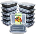 Enther Meal Prep Containers Single Lids Food Storage Bento BPA Free