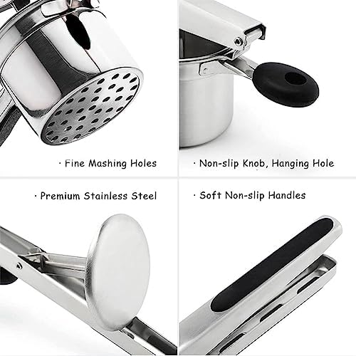 Potato Ricer, Stainless Steel Potato Masher and Ricer Kitchen Tool