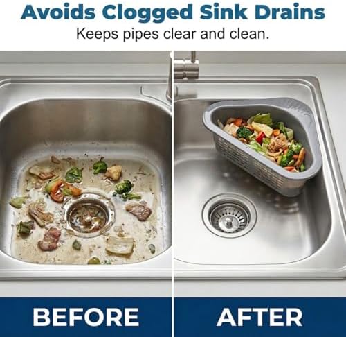Magnetic Corner Sink Strainer Basket, 2026 New Upgraded Corner Sink