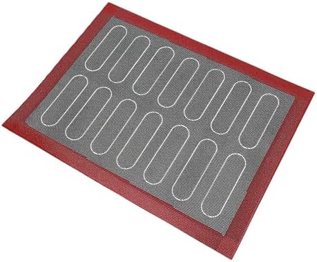 Aramox Silicone Macaron Baking Mat, Double Sided Nonstick Perforated