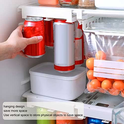 Hanging Soda Can Organizer for Refrigerator and Freezer