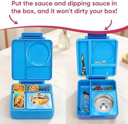 6 Pack Silicone Lunch Box Divider Compatible with OmieBox – Leakproof