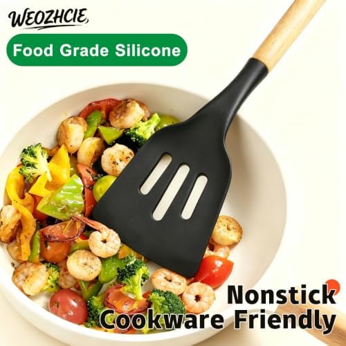 Silicone Cooking Utensil Set,10 PCS Cooking Kitchen Utensils Set