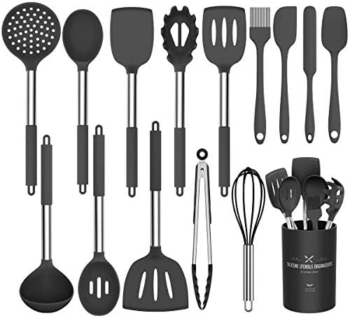 Umite Chef 15pcs Silicone Cooking Utensils Set